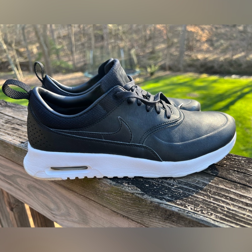 LAST CALL! Women’s Nike Air Max Thea Premium "Black Anthracite" Running Shoe!